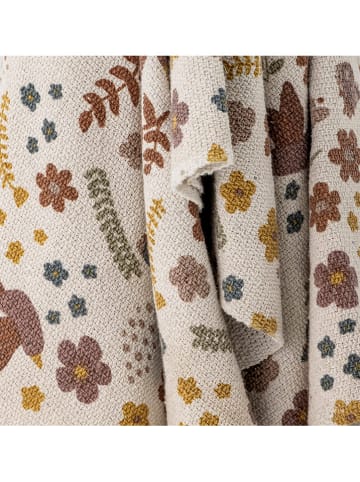 Bloomingville Plaid "Kristine" meerkleurig - (L)160 x (B)130 cm
