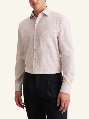 Seidensticker Hemd - Regular fit - in Beige/ Creme/ Anthrazit