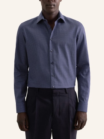 Seidensticker Blouse - slim fit - donkerblauw