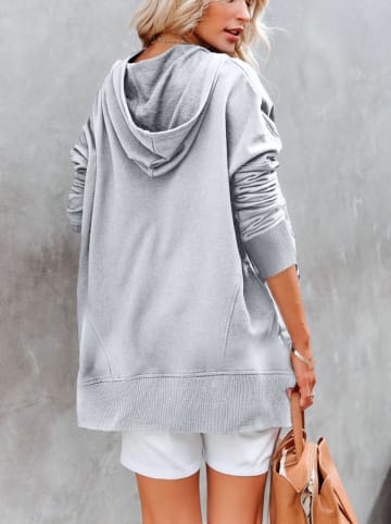 Milan Kiss Hoodie in Grau
