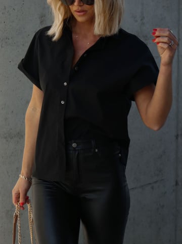 Milan Kiss Bluse in Schwarz