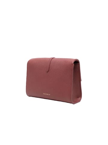 COCCINELLE Leder-Umhängetasche in Hellbraun - (B)20 x (H)13 x (T)6 cm
