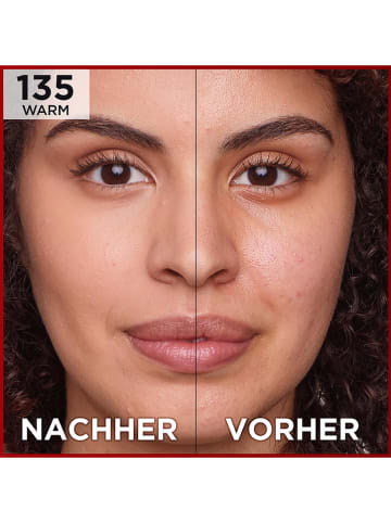 L'Oréal Paris Foundation "Infaillible 32H Matte Cover - 135 Warm Undertone", 30 ml