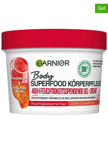 Garnier 2er-Set: Gel-Körpercreme "Body Superfood", 380 ml