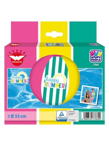 Happy People Strandbal "Happy Summer" meerkleurig - vanaf 10 maanden