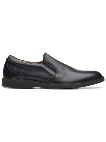 Clarks Skórzane slippersy "Malwood Easy" w kolorze czarnym