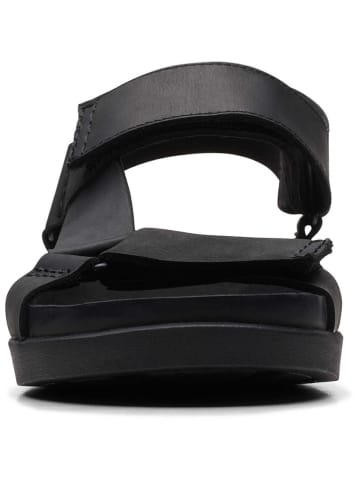 Clarks Leren sandalen "Sunder Range" zwart