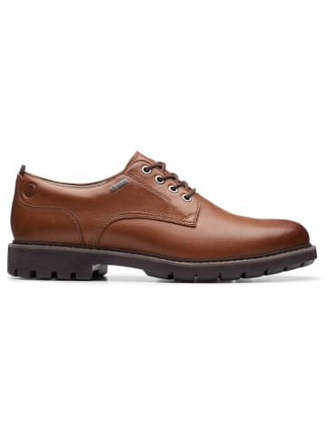 Clarks Leren veterschoenen "BatcombeTieGTX" lichtbruin