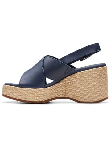 Clarks Leren haksandalen "Manon Wish" donkerblauw
