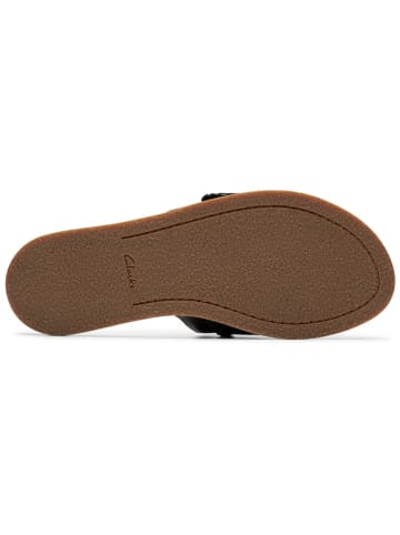 Clarks Leren slippers "Maritime Mule" zwart