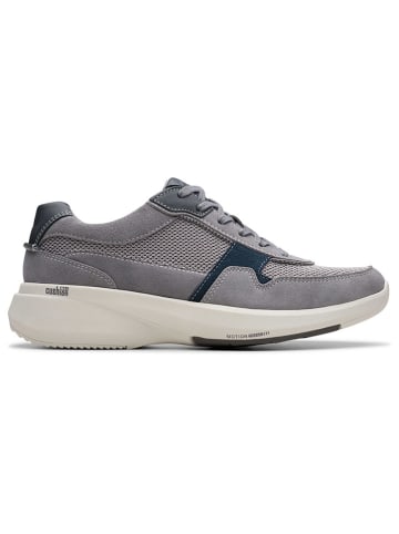Clarks Leder-Sneakers "Lehman Race" in Grau