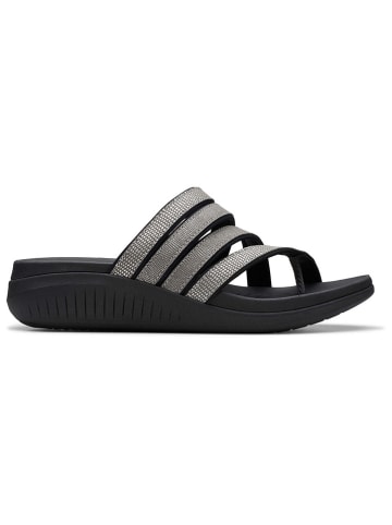 Clarks Slippers "Glide Hi Iris" zilverkleurig