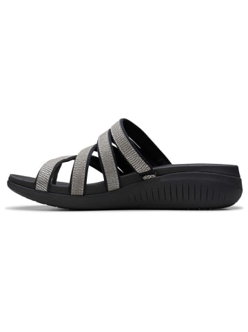 Clarks Pantoletten "Glide Hi Iris" in Silber
