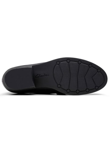 Clarks Skórzane mokasyny "Charlten Echo" w kolorze czarnym