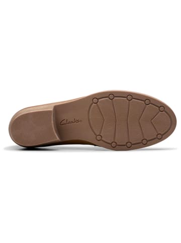 Clarks Leren mocassins "Charlten Echo" lichtbruin