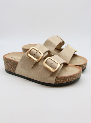 Bellucci Pantoletten in Beige