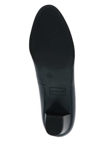 Caprice Leder-Pumps in Dunkelblau