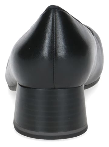 Caprice Leder-Pumps in Schwarz