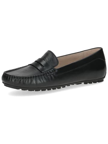 Caprice Leder-Slipper in Schwarz