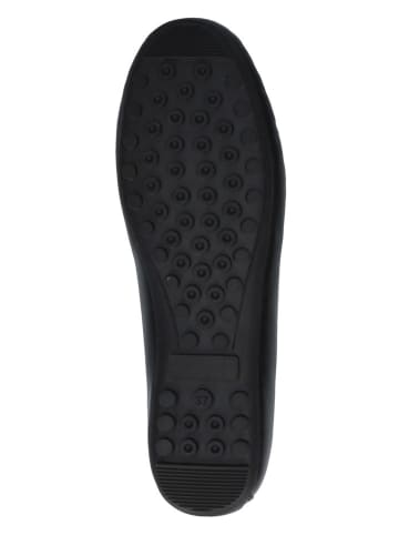 Caprice Leder-Slipper in Schwarz