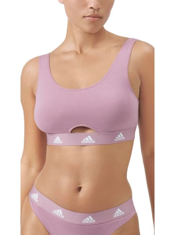 adidas Top w kolorze fioletowym