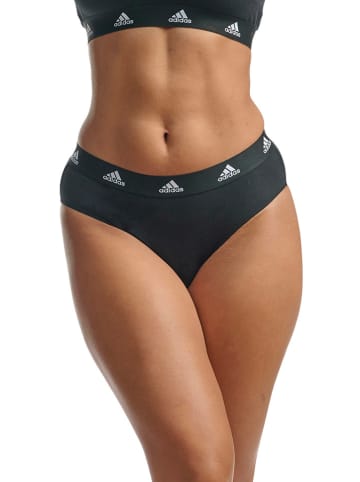 adidas 3er-Set: Slips in Rosa/ Beige/ Schwarz