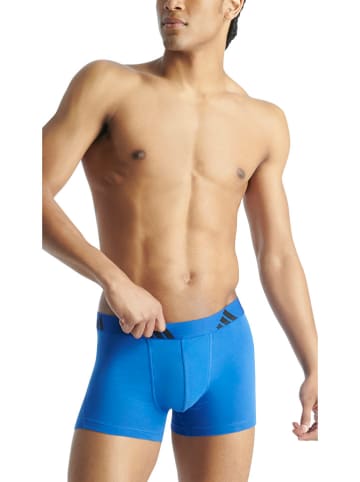 adidas 3er-Set: Boxershorts in Dunkelblau/ Khaki/ Blau