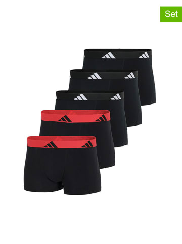 adidas 5er-Set: Boxershorts in Schwarz