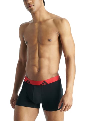 adidas 5-delige set: boxershorts zwart
