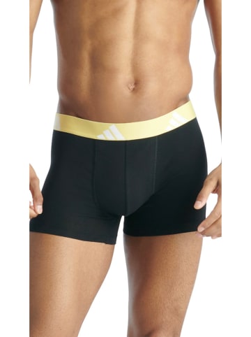 adidas 5-delige set: boxershorts zwart