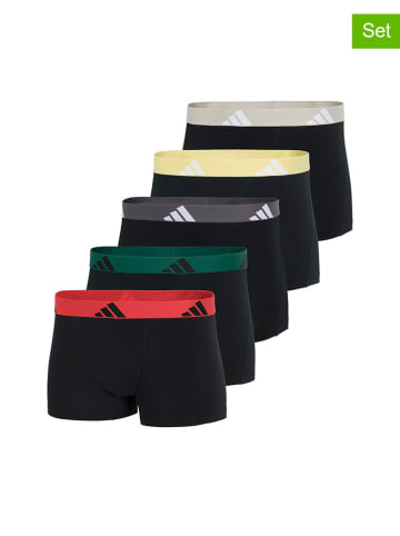 adidas 5er-Set: Boxershorts in Schwarz