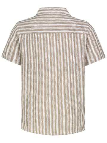 Sublevel Hemd - Regular fit - in Beige/ Weiß