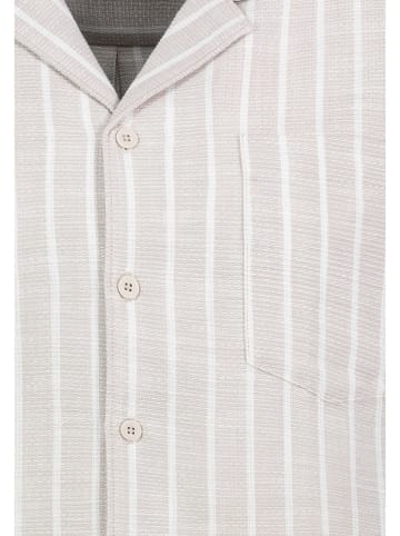 Sublevel Hemd - Regular fit - in Beige/ Weiß