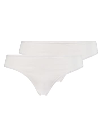 Hunkemöller Stringi (4 pary) w kolorze białym