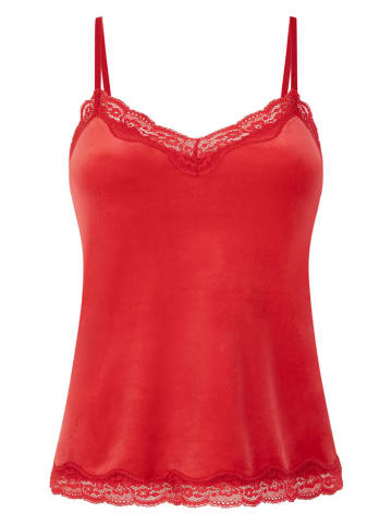 Hunkemöller Pyjama-Oberteil in Rot