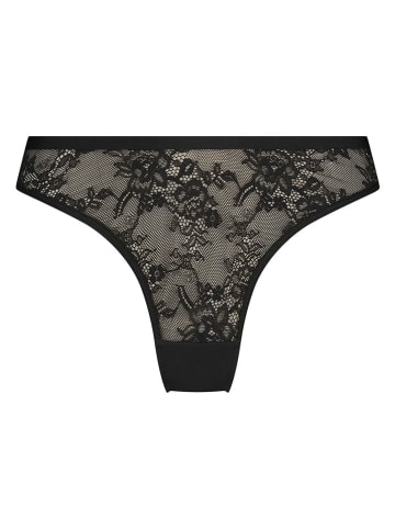 Hunkemöller Stringi w kolorze czarnym