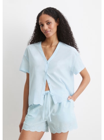 Marc O´Polo Bodywear Pyjama-Shorts in Hellblau