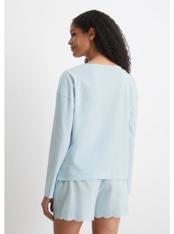 Marc O´Polo Bodywear Pyjama-Oberteil in Hellblau