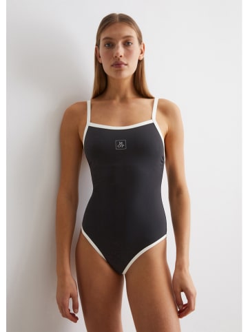 Marc O´Polo Bodywear Badeanzug in Schwarz/ Weiß