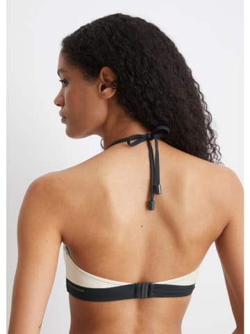 Marc O´Polo Bodywear Bikini-Oberteil in Grün/ Creme/ Anthrait