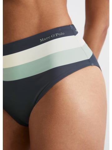 Marc O´Polo Bikini-Hose in Anthrazit/ Grün/ Creme