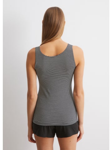 Marc O´Polo Bodywear Hemdchen in Weiß/ Anthrazit