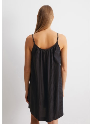 Marc O´Polo Bodywear Nachthemd in Schwarz/ Anthrazit