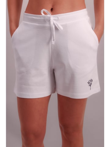 Joop! Bodywear Pyjama-Shorts in Weiß