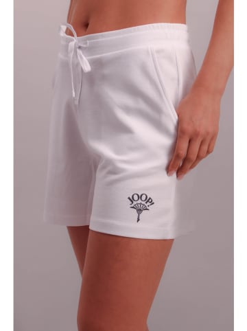 Joop! Bodywear Pyjama-Shorts in Weiß