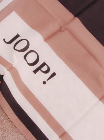 Joop! Bodywear Pareo in Beige/ Schwarz/ Weiß