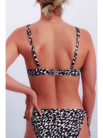 Joop! Bodywear Biustonosz bikini w kolorze czarno-kremowym