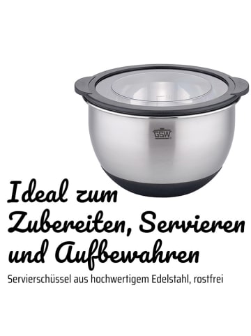 GSW Rührschüssel ''Primo'' in Silber - 2,8 l