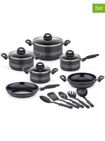 GSW 15tlg. Kochgeschirr-Set ''Milano'' in Grau