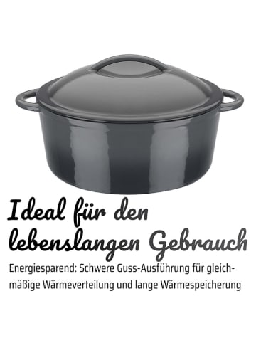 GSW 2-delige set: pan met deksel "Grey Shadow" grijs - Ø 24 cm